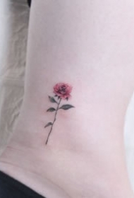 一组彩色小清新质感纹身图案