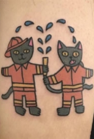 超萌的一组9款创意小清新动物纹身图片