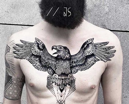 暗黑 胸部 老鹰