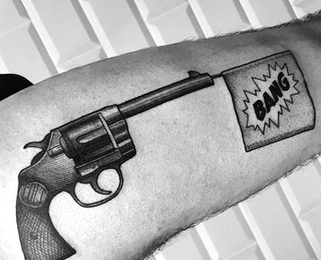 点线面 大臂内侧 枪 bang