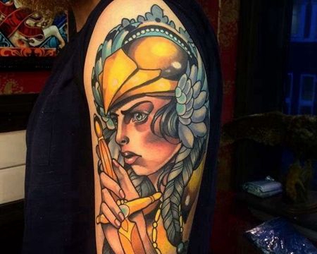 New school 小臂外侧 人像