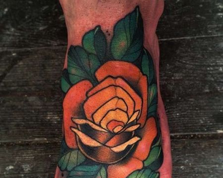 New school 脚背 花朵