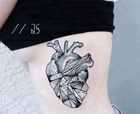 点刺 上身外侧 心脏 几何