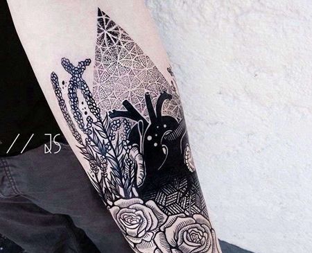 点刺 小腿 心脏 花