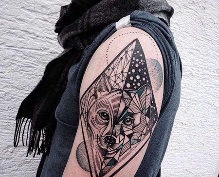 点刺 几何 大臂外侧 狐狸