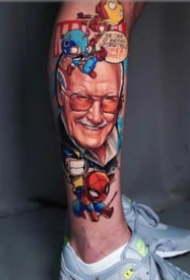 纹身花腿 9款帅气的大面积大花腿纹身作品欣赏