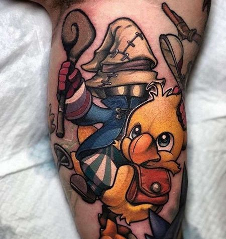 卡通小臂英雄联盟邪恶小法师纹身图案