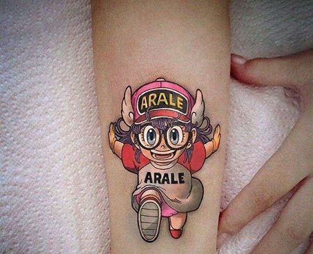 卡通小臂阿拉蕾纹身图案