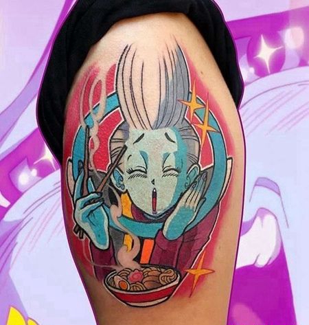 卡通大臂七龙珠纹身图案