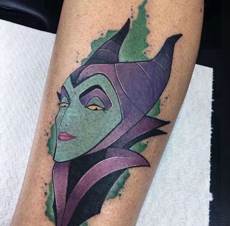 卡通小臂皇后纹身图案