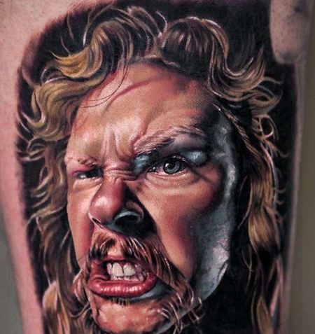 写实人像纹身图案