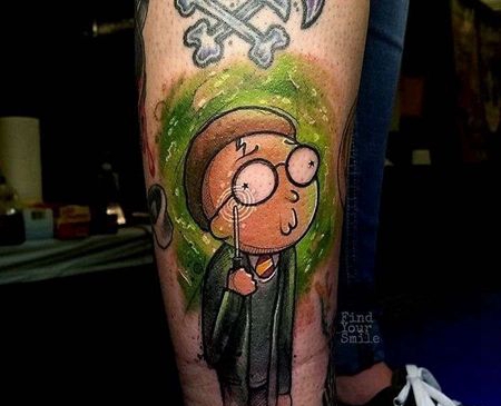 New School小臂哈利波特纹身图案