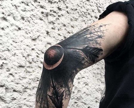 胳膊箭纹身图案