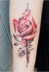 彩绘纹身 唯美水彩的9款彩色纹身作品图片