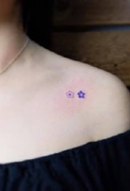 一组超可爱的小清新极简纹身图案