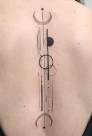 黑灰几何小清新的9款纹身作品