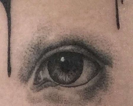 点刺眼睛纹身图案