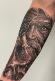 海洋之主9款海神波塞冬的纹身图片