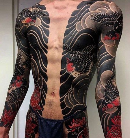 新传统纹身图案