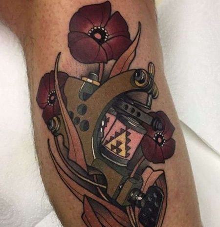 New School小臂纹身机纹身图案