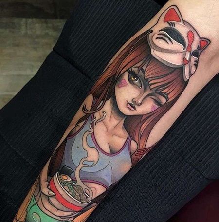 卡通小臂守望先锋纹身图案