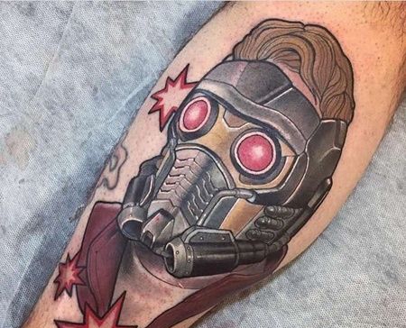 New School小臂星爵纹身图案