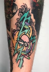 一组newschool彩绘纹身图案