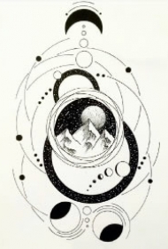 很有设计感的一组几何创意纹身素材图片