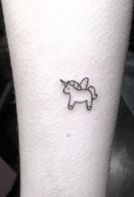 一组简单可爱的小清新纹身