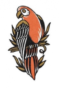 34款oldschool的漂亮彩色小图纹身手稿图片