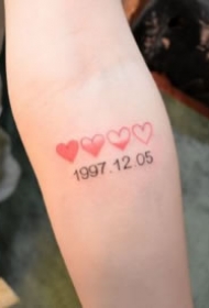 西安纹身-一些字母和小图案-西安女纹身师Abigale作品