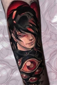 New school tattoo卡通动漫纹身图案