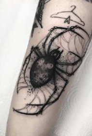 一组素色暗黑纹身图案欣赏