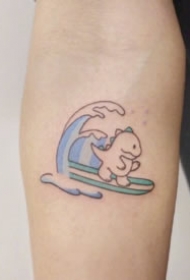 适合夏日的一组童趣小纹身图片