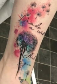 自由奔放的9张水彩style的纹身图案