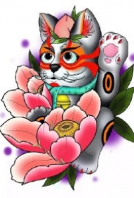 传统的36款小彩图纹身手稿图片