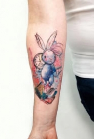 纹身水彩图 9款漂亮的水彩色纹身作品图案