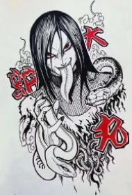 26款火影忍者的人物角色纹身手稿设计图片