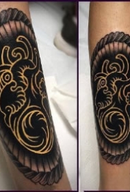 9款反色纹身的作品图片赏析