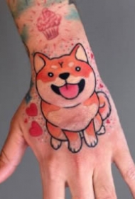 精品可爱的一组小卡通纹身图片