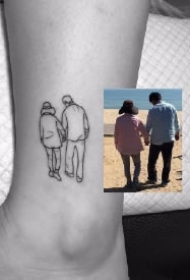 家人亲情的的9款照片纹身作品