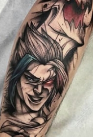 英雄联盟游戏的几款英雄皮肤的纹身作品图