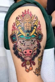 日式鬼怪纹身 一组东瀛精怪纹身作品