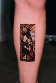 油画纹身 一组小清新的9款油画纹身图片