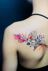 一组彩绘唯美纹身图案欣赏