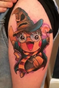 可爱的9张皮卡丘纹身图片