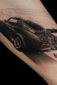 老爷车纹身 9款复古风格的机车老爷车纹身图片