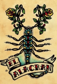 创意oldschool的18款动物纹身素材手稿图