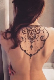 9款印度海娜手绘暂时性纹身作品图案