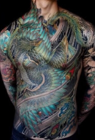 霸气全胛纹身 几款男性大面积的全胛纹身图案赏析